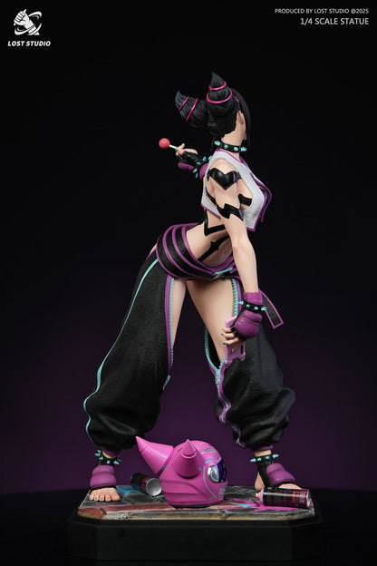 Street Fighter LOST Studio Spider Girl Han Juri 1/4 Resin Statue