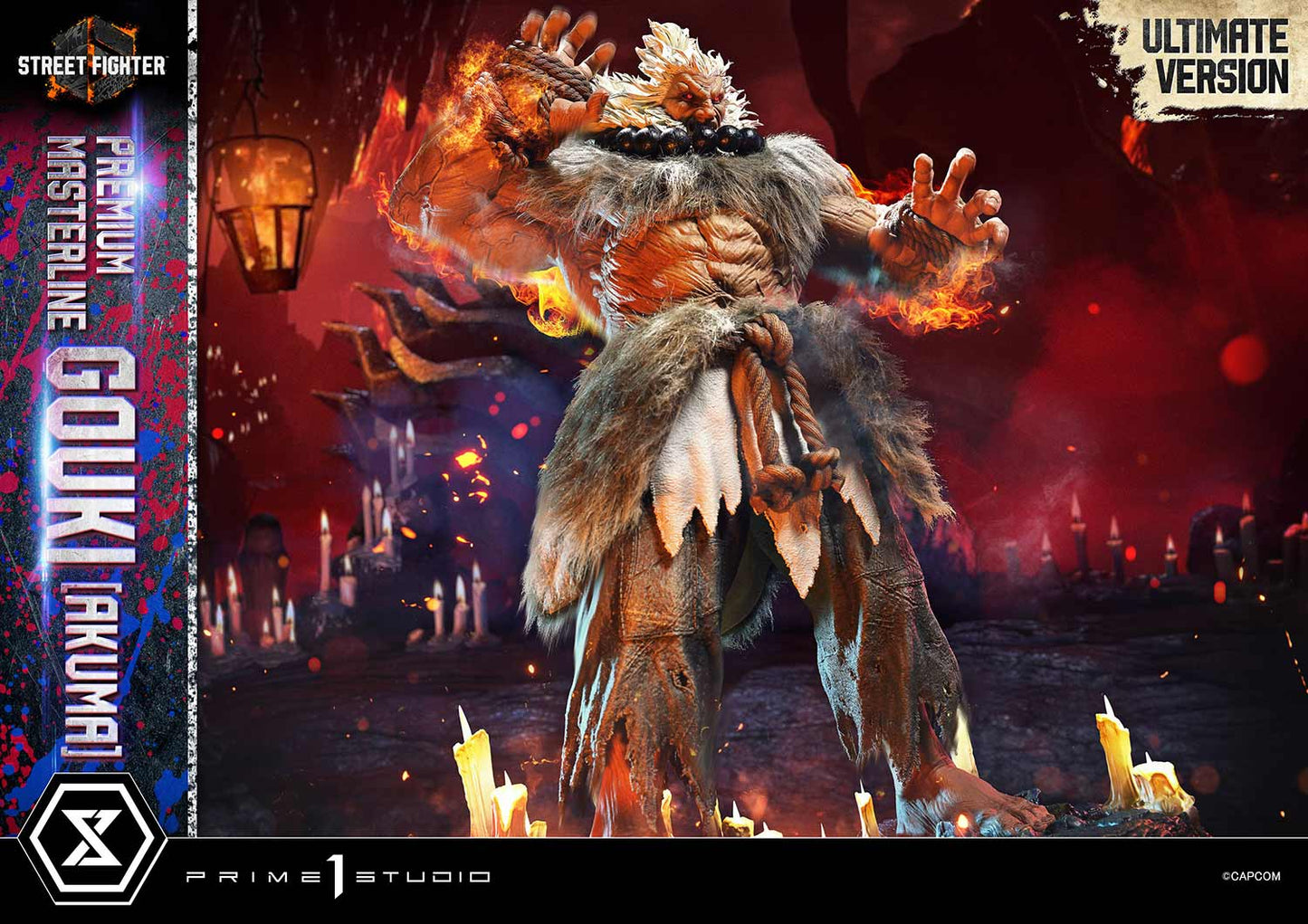 Street Fighter Prime 1 Studio Akuma PMSF6-04UTS 1/4 Licensed Resin Statue