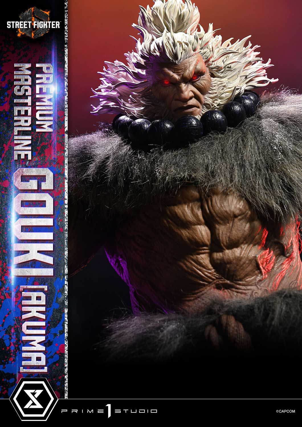 Street Fighter Prime 1 Studio Akuma PMSF6-04UTS 1/4 Licensed Resin Statue