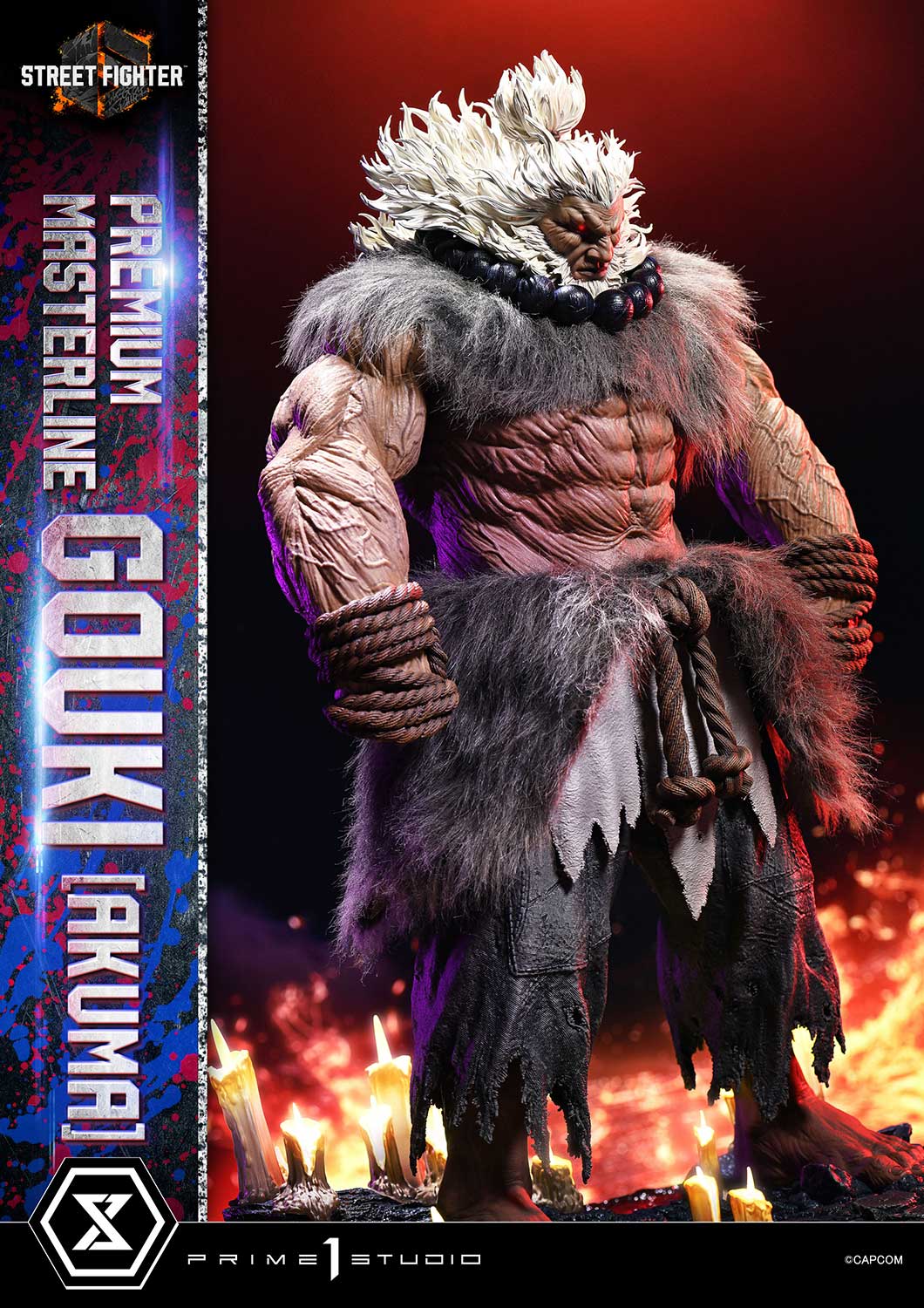 Street Fighter Prime 1 Studio Akuma PMSF6-04UTS 1/4 Licensed Resin Statue