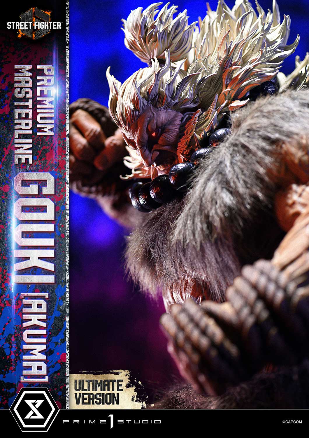 Street Fighter Prime 1 Studio Akuma PMSF6-04UTS 1/4 Licensed Resin Statue