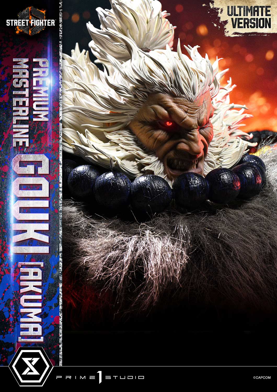 Street Fighter Prime 1 Studio Akuma PMSF6-04UTS 1/4 Licensed Resin Statue