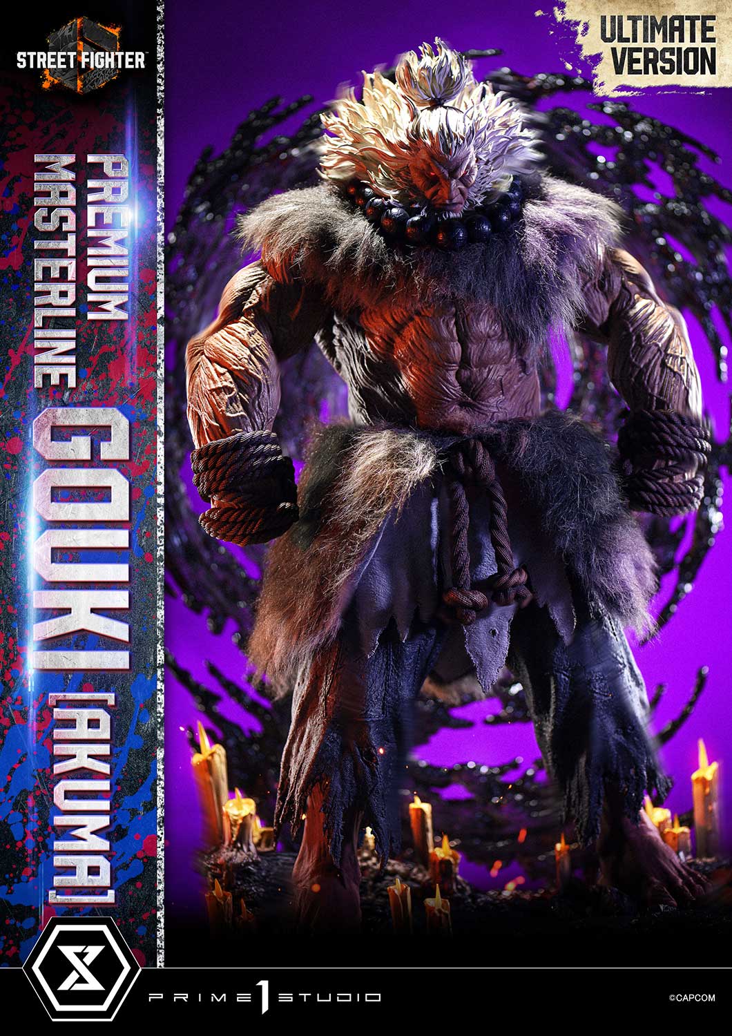 Street Fighter Prime 1 Studio Akuma PMSF6-04UTS 1/4 Licensed Resin Statue