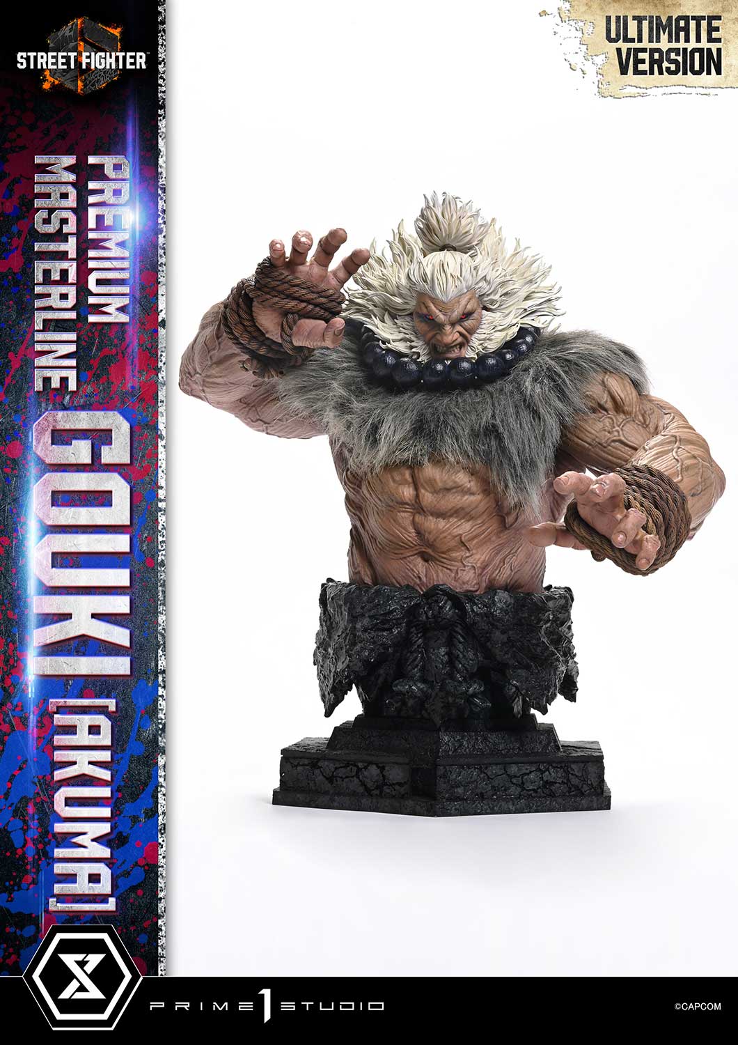 Street Fighter Prime 1 Studio Akuma PMSF6-04UTS 1/4 Licensed Resin Statue