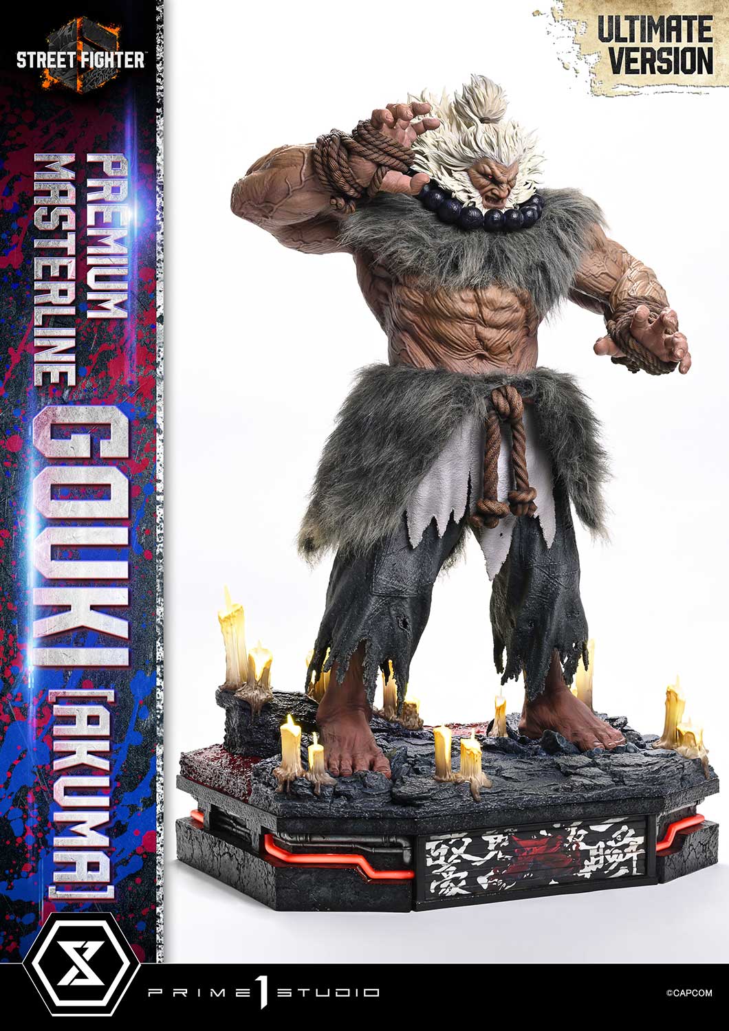 Street Fighter Prime 1 Studio Akuma PMSF6-04UTS 1/4 Licensed Resin Statue