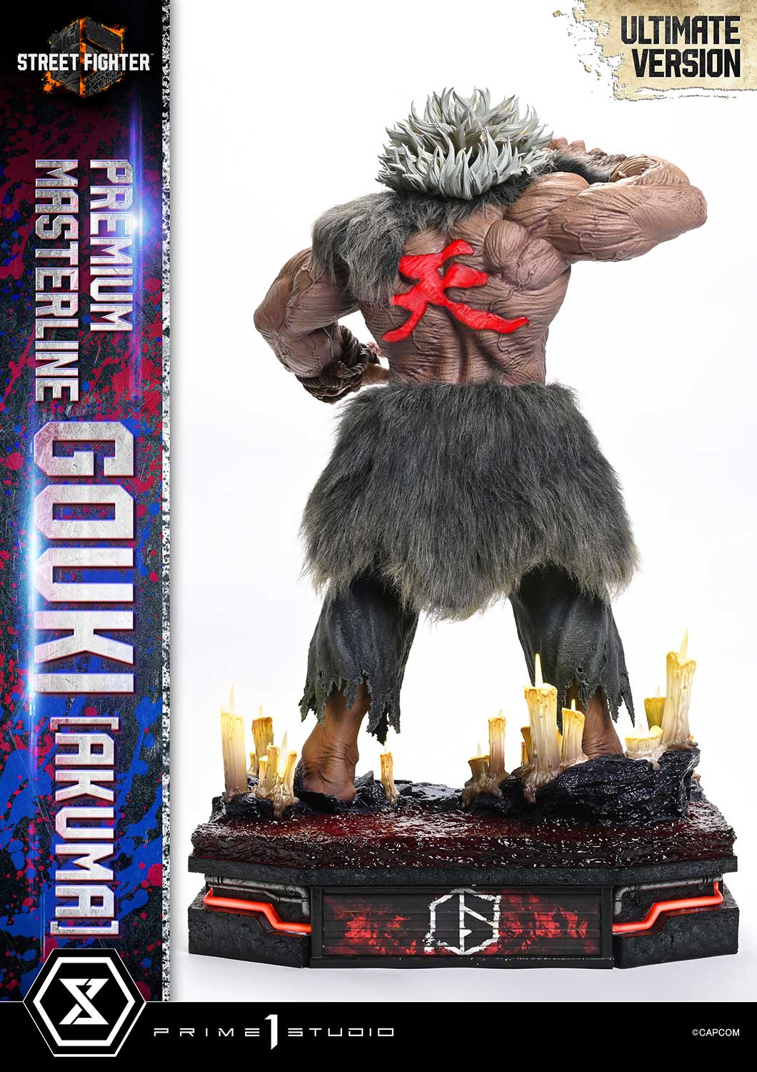 Street Fighter Prime 1 Studio Akuma PMSF6-04UTS 1/4 Licensed Resin Statue