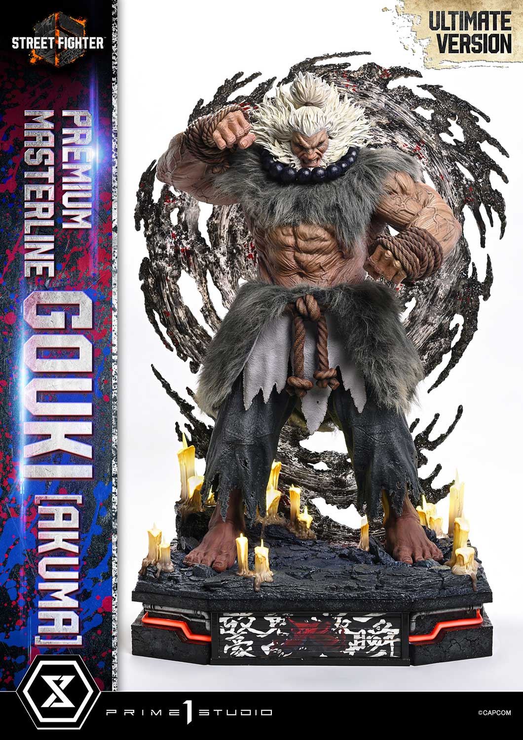 Street Fighter Prime 1 Studio Akuma PMSF6-04UTS 1/4 Licensed Resin Statue