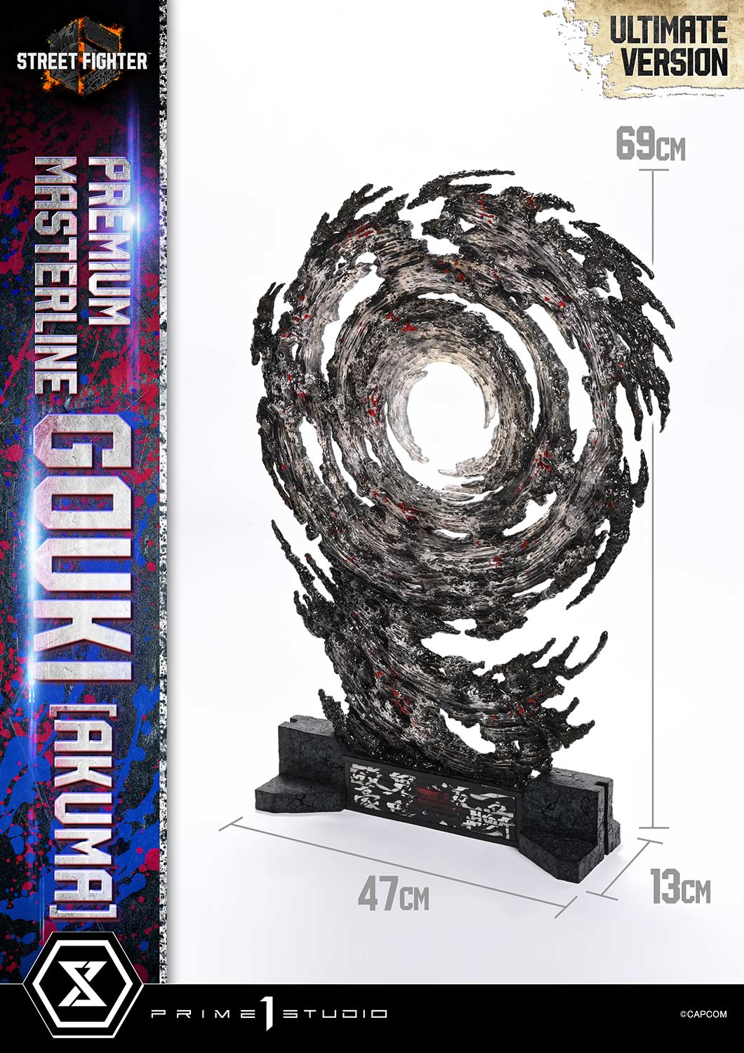 Street Fighter Prime 1 Studio Akuma PMSF6-04UTS 1/4 Licensed Resin Statue