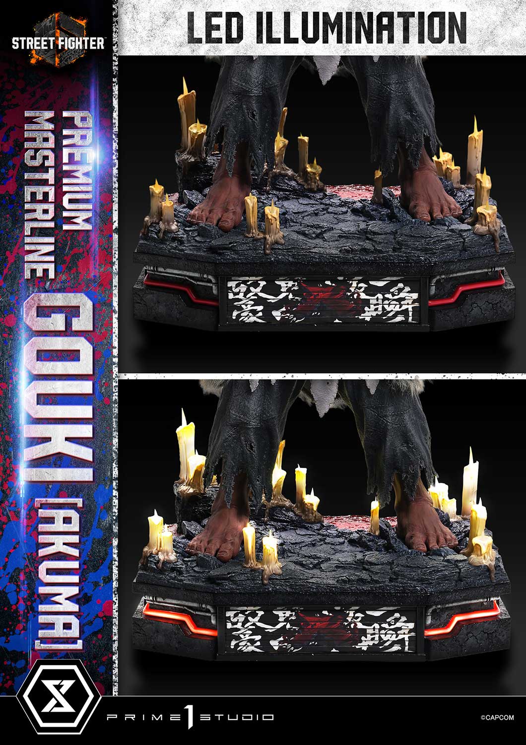 Street Fighter Prime 1 Studio Akuma PMSF6-04UTS 1/4 Licensed Resin Statue