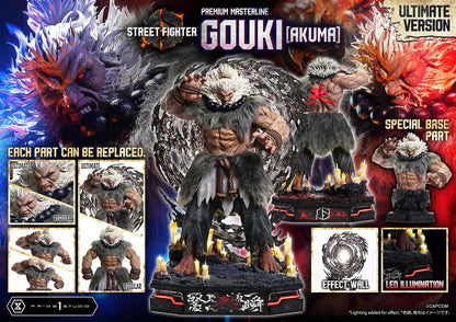 Street Fighter Prime 1 Studio Akuma PMSF6-04UTS 1/4 Licensed Resin Statue
