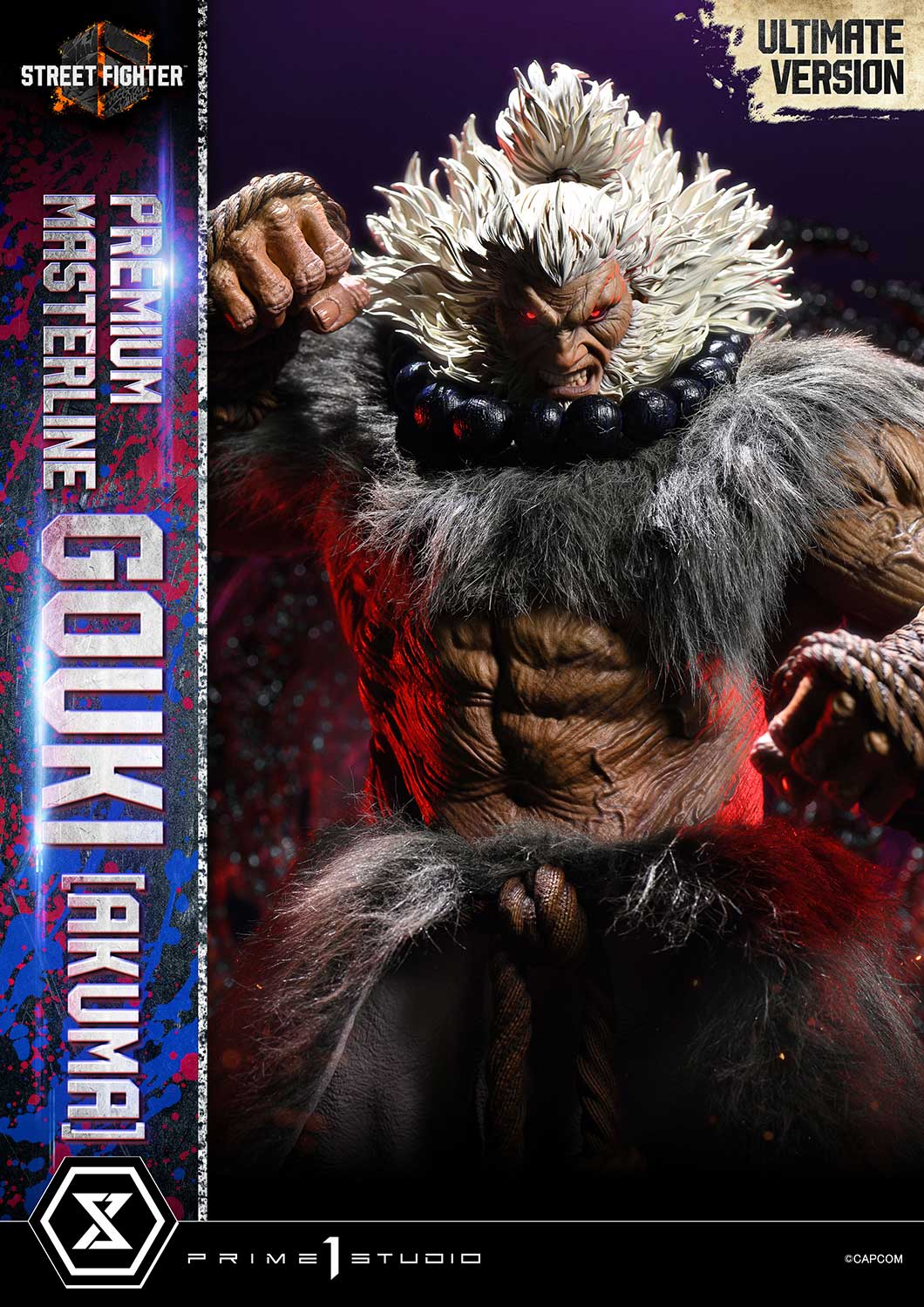 Street Fighter Prime 1 Studio Akuma PMSF6-04UTS 1/4 Licensed Resin Statue
