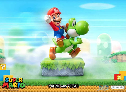 Super Mario First 4 Figures Mario and Yoshi SMMAYST SMMAYEX Licensed Resin Statue
