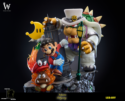 Super Mario Wake Studio Mario Odyssey Resin Statue