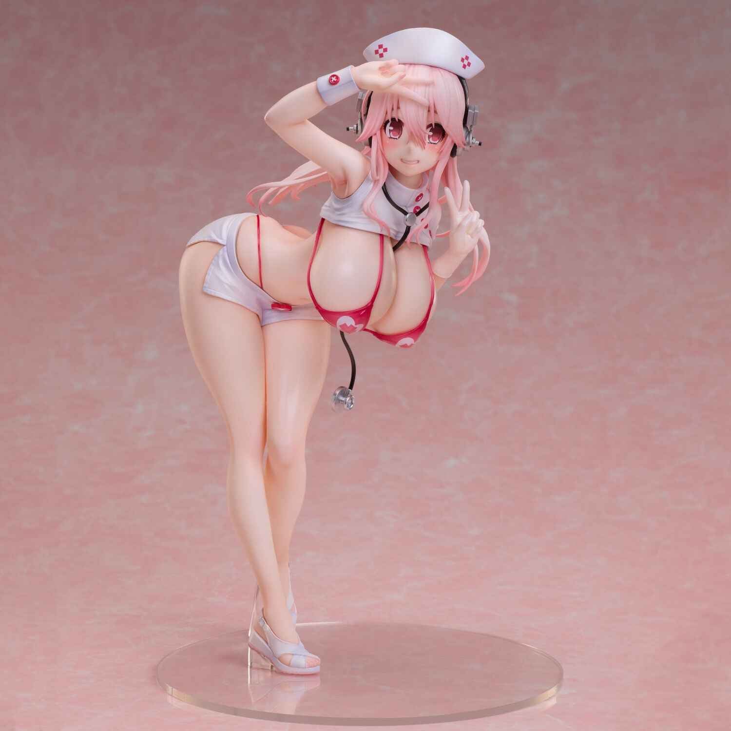 Super Sonico Union Creative Sonico Nurse Bikini ver. 1/6 Licensed PVC Figure