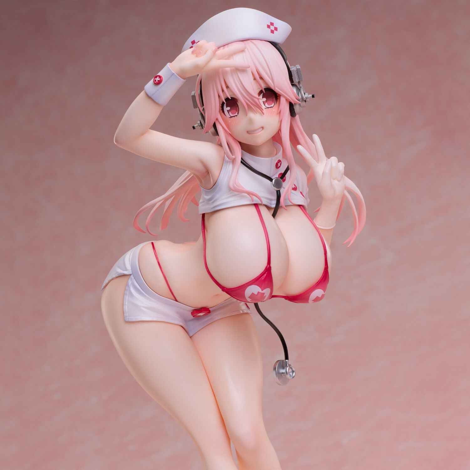 Super Sonico Union Creative Sonico Nurse Bikini ver. 1/6 Licensed PVC Figure