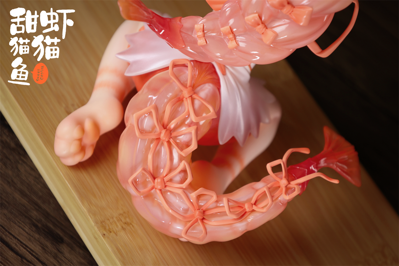 Sweet Shrimp Catfish WeArtDoing Studio Coral & Moonfin Licensed Resin Statue