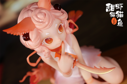 Sweet Shrimp Catfish WeArtDoing Studio Coral & Moonfin Licensed Resin Statue