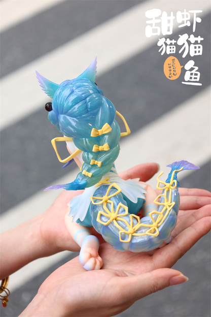 Sweet Shrimp Catfish WeArtDoing Studio Coral & Moonfin Licensed Resin Statue