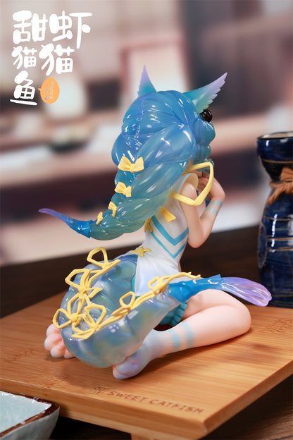 Sweet Shrimp Catfish WeArtDoing Studio Coral & Moonfin Licensed Resin Statue