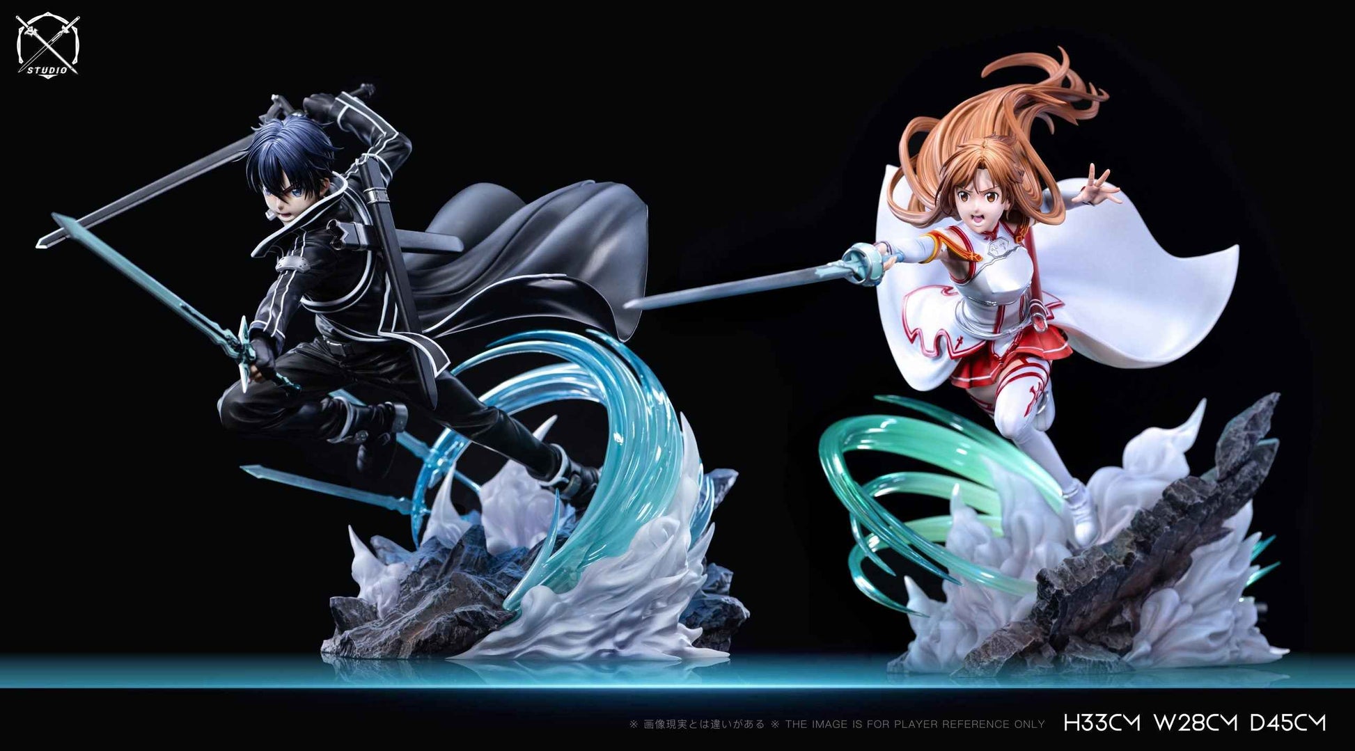 Sword Art Online X Studio Knights of Blood Yuuki Asuna Resin Statue
