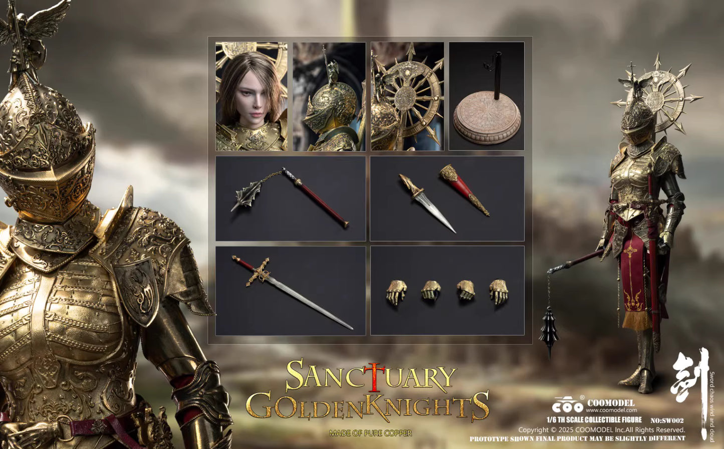 Sword of Chaos COOMODEL Sanctuary Golden Guard SW002 SW003 1/6 Licensed Action Figure