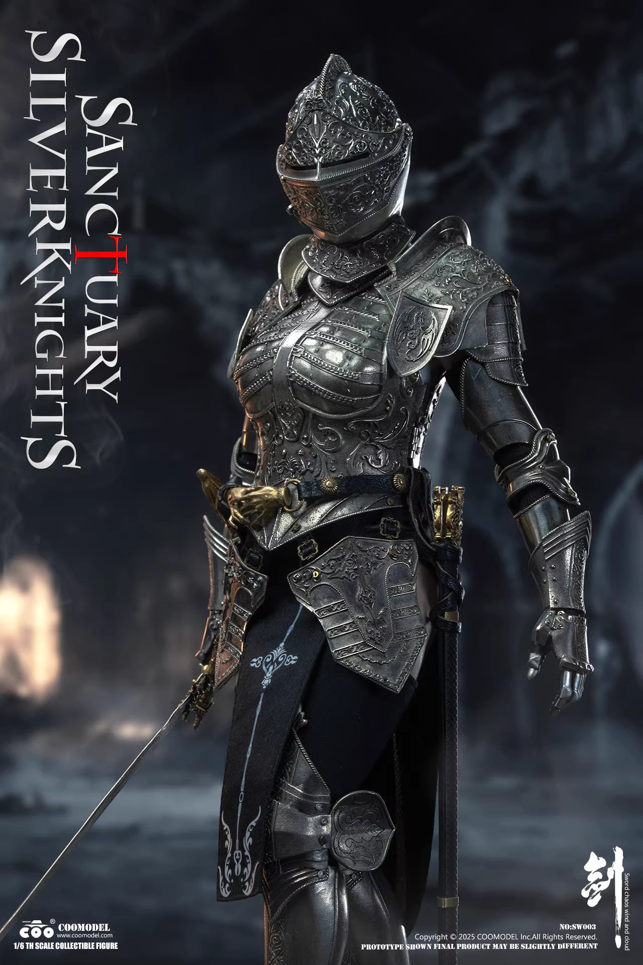 Sword of Chaos COOMODEL Sanctuary Golden Guard SW002 SW003 1/6 Licensed Action Figure