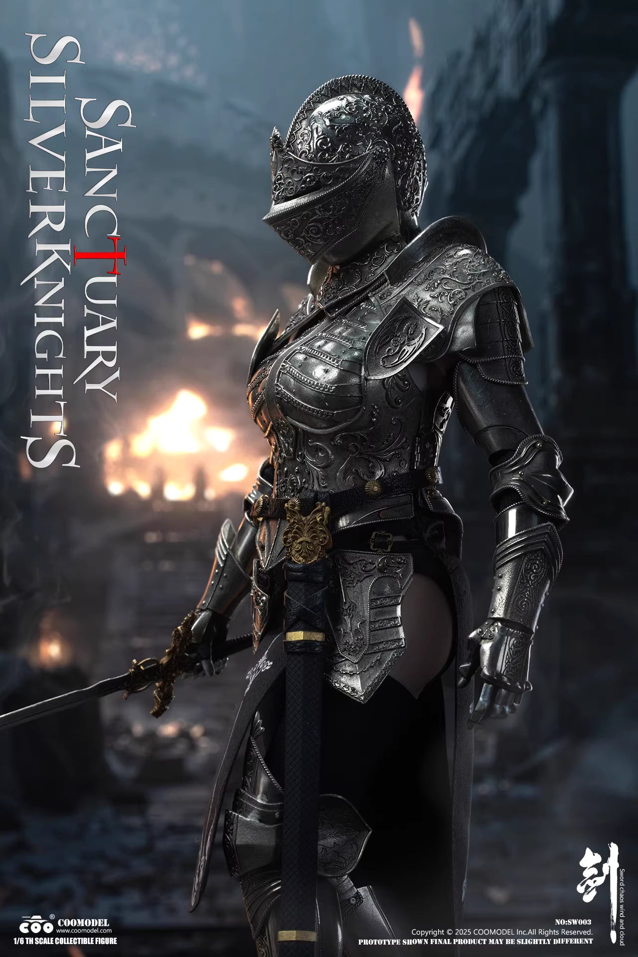 Sword of Chaos COOMODEL Sanctuary Golden Guard SW002 SW003 1/6 Licensed Action Figure