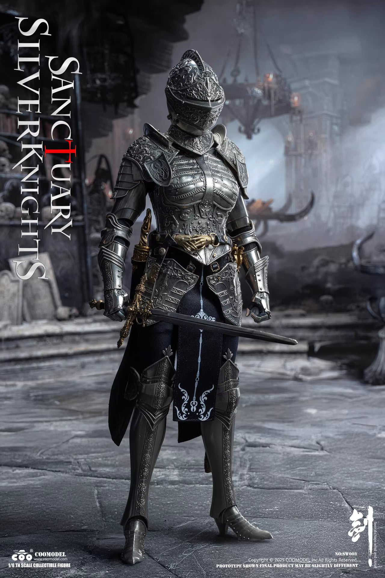 Sword of Chaos COOMODEL Sanctuary Golden Guard SW002 SW003 1/6 Licensed Action Figure