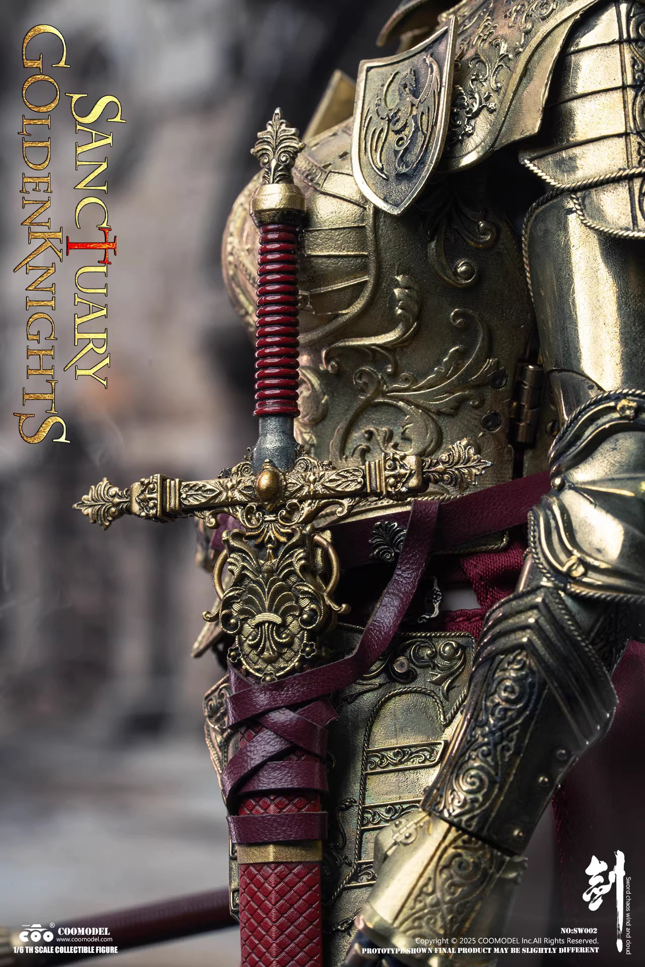 Sword of Chaos COOMODEL Sanctuary Golden Guard SW002 SW003 1/6 Licensed Action Figure