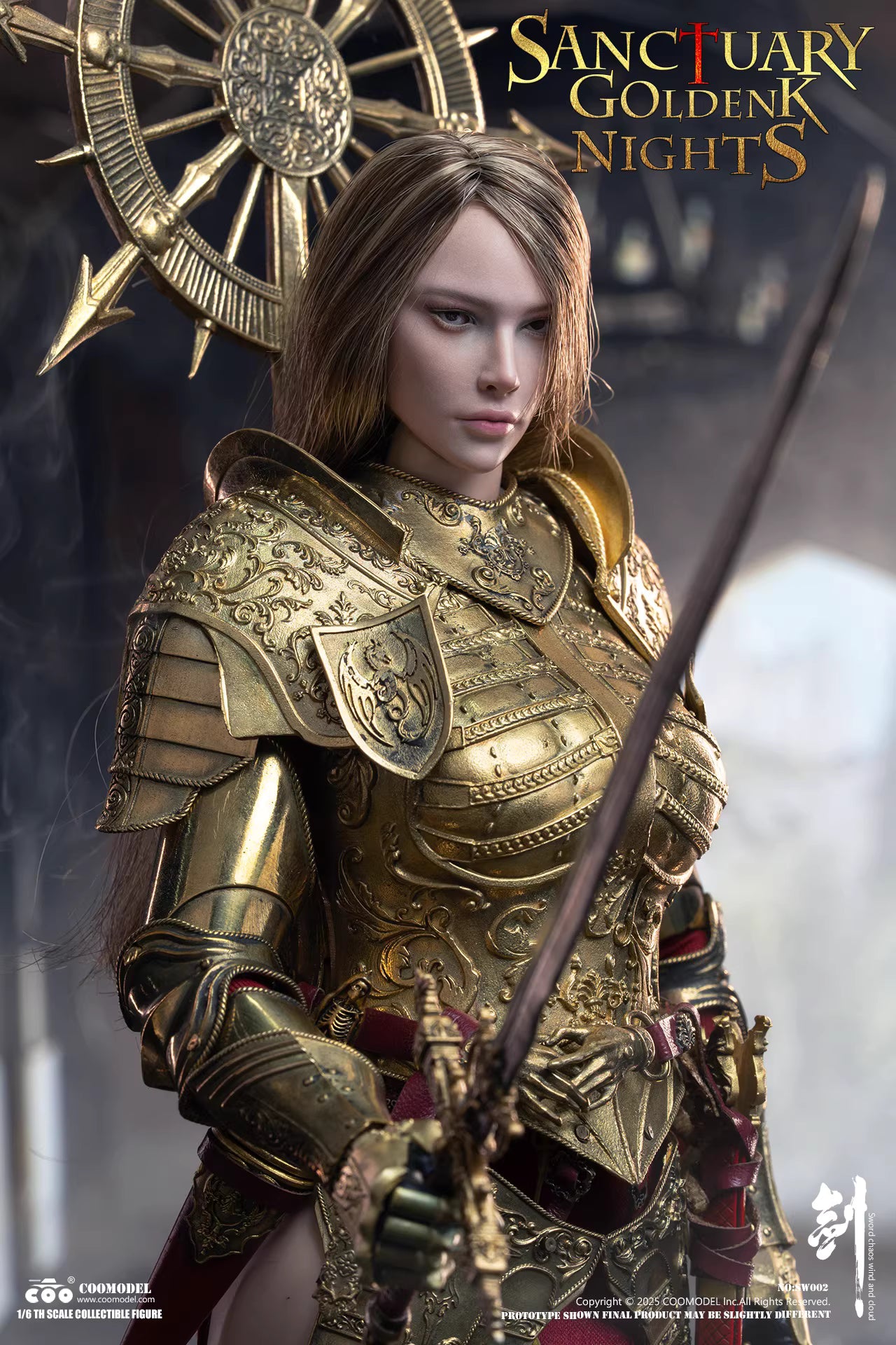 Sword of Chaos COOMODEL Sanctuary Golden Guard SW002 SW003 1/6 Licensed Action Figure