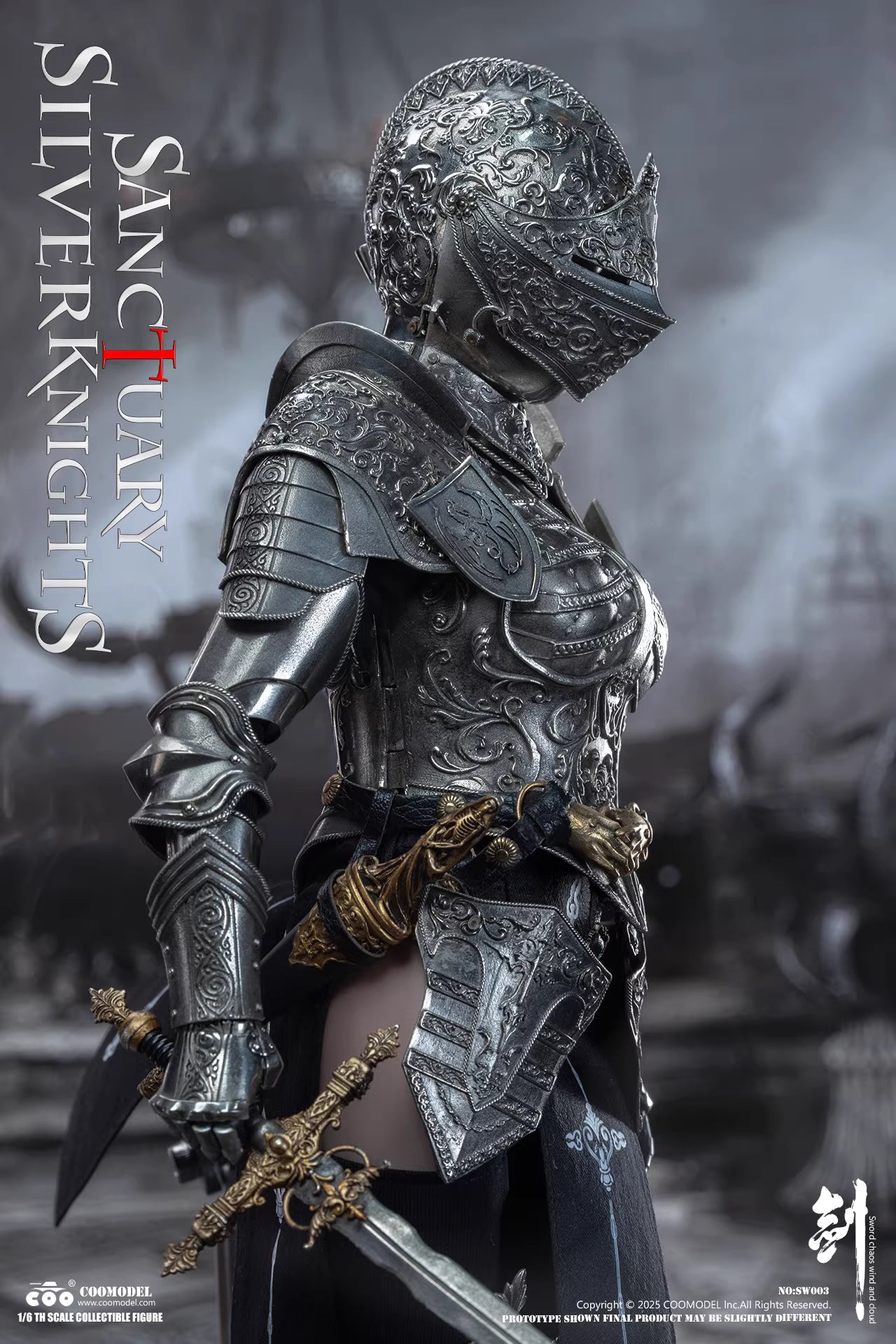 Sword of Chaos COOMODEL Sanctuary Golden Guard SW002 SW003 1/6 Licensed Action Figure