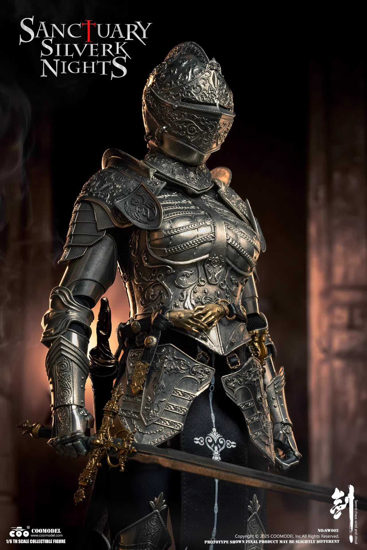 Sword of Chaos COOMODEL Sanctuary Golden Guard SW002 SW003 1/6 Licensed Action Figure