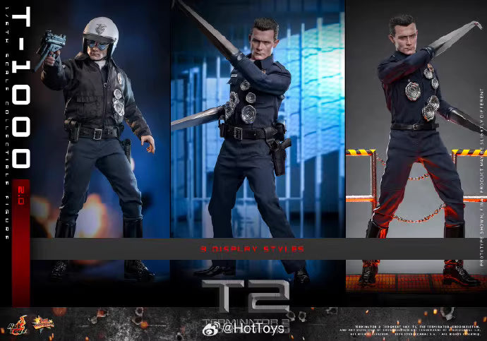 Terminator Hot Toys Terminator 2: Judgment Day T-1000 (2.0) MMS774  1/6 Licensed Action Figure