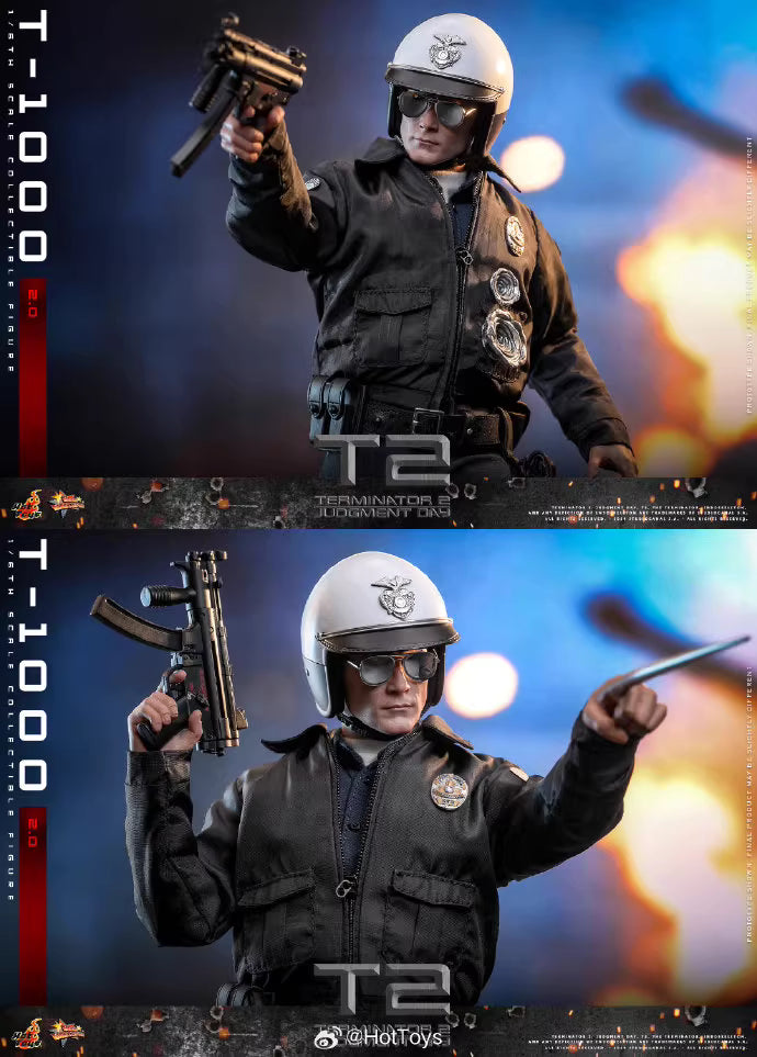 Terminator Hot Toys Terminator 2: Judgment Day T-1000 (2.0) MMS774  1/6 Licensed Action Figure
