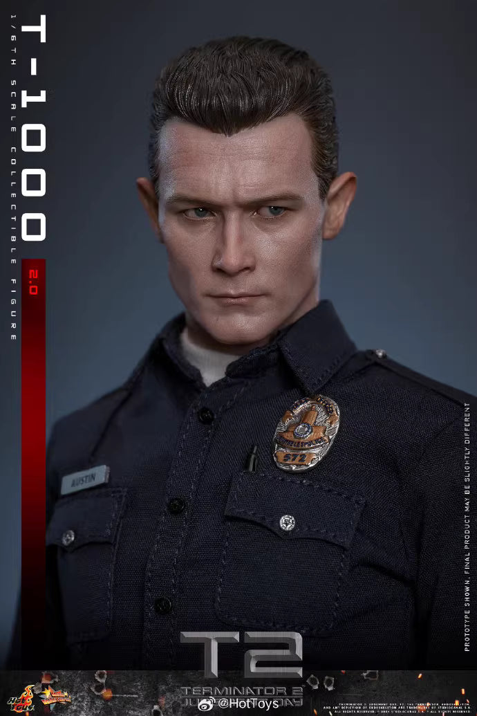 Terminator Hot Toys Terminator 2: Judgment Day T-1000 (2.0) MMS774  1/6 Licensed Action Figure