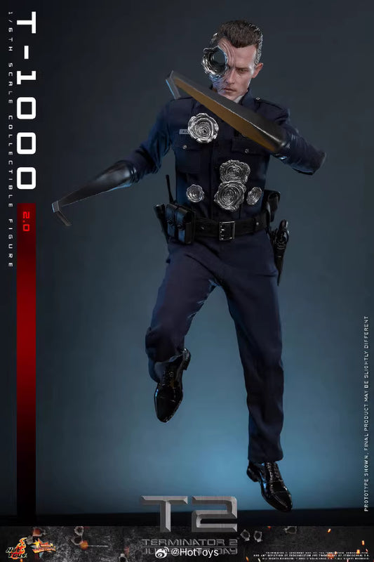Terminator Hot Toys Terminator 2: Judgment Day T-1000 (2.0) MMS774  1/6 Licensed Action Figure