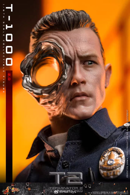Terminator Hot Toys Terminator 2: Judgment Day T-1000 (2.0) MMS774  1/6 Licensed Action Figure