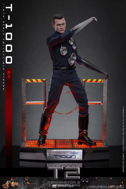 Terminator Hot Toys Terminator 2: Judgment Day T-1000 (2.0) MMS774  1/6 Licensed Action Figure