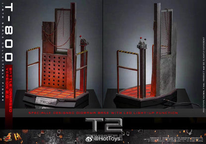 Terminator Hot Toys Terminator 2: Judgment Day T-800 Battle Damage Version 2.0 DX46 1/6 Licensed Action Figure