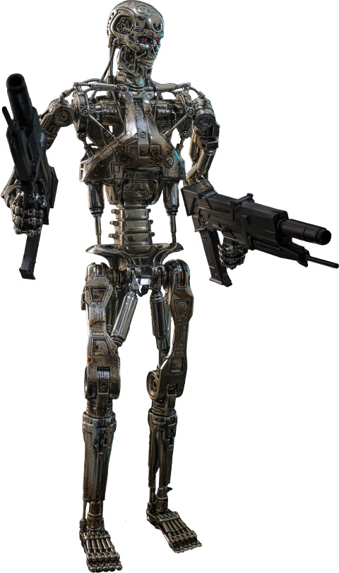 Terminator Hot Toys Terminator 2: Judgment Day T-800 Endoskeleton (Battle Damaged Version) Licensed Action Figure (PayPal Fees and Shipping Costs Included)