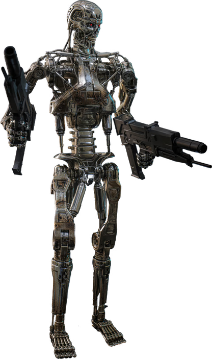 Terminator Hot Toys Terminator 2: Judgment Day T-800 Endoskeleton (Battle Damaged Version) Licensed Action Figure (PayPal Fees and Shipping Costs Included)