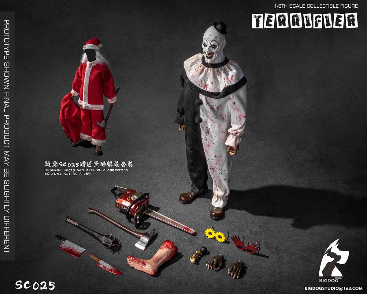 Terrifier BIGDOG Studio Art the Clown NO SC025 1/6 Action Figure (3rd party)