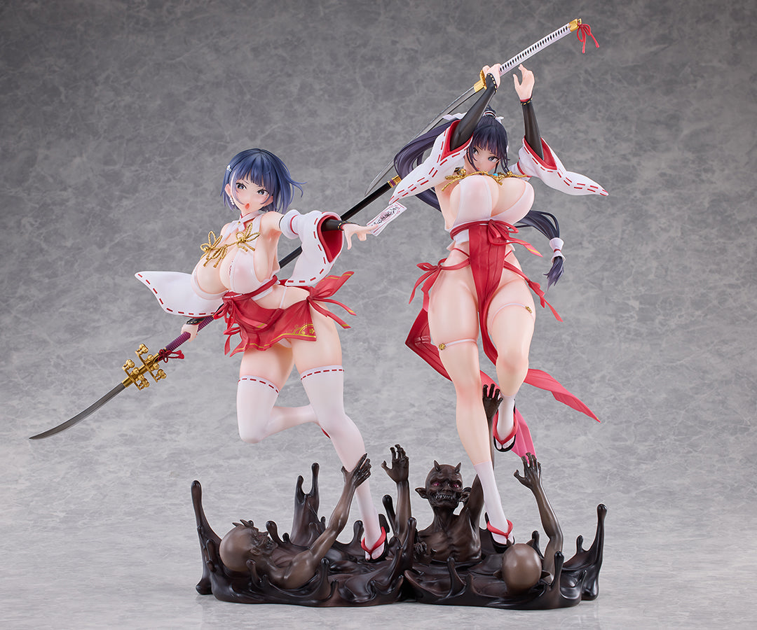 The Battle Shrine Maidens of Humiliating Servility ~ HOTVENUS ~ Iori Todo & Sakuya Todo ~ +18 Licensed PVC Figure