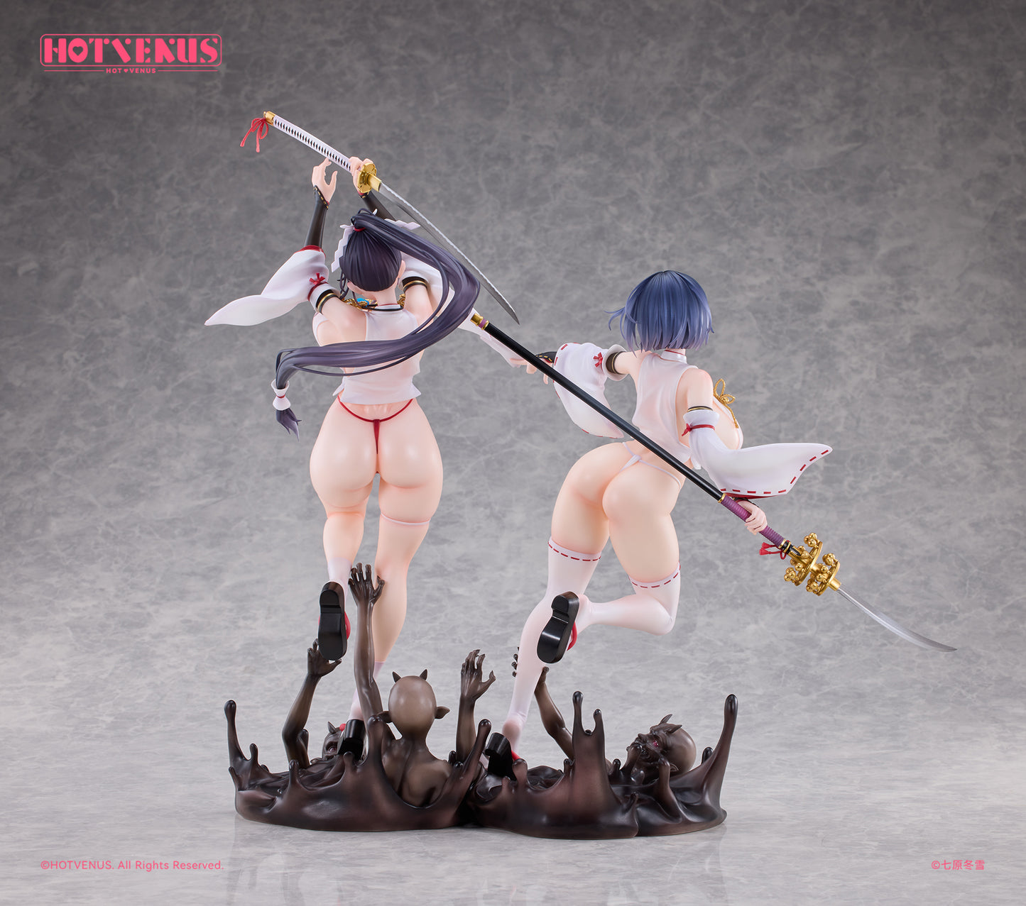 The Battle Shrine Maidens of Humiliating Servility ~ HOTVENUS ~ Iori Todo & Sakuya Todo ~ +18 Licensed PVC Figure