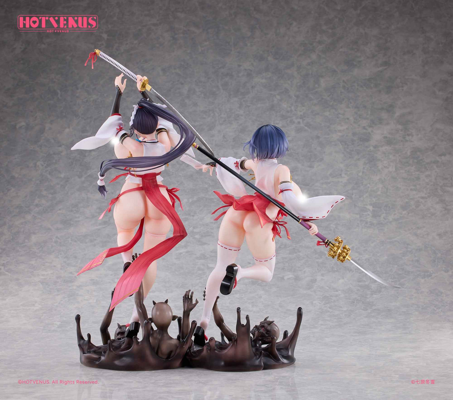 The Battle Shrine Maidens of Humiliating Servility ~ HOTVENUS ~ Iori Todo & Sakuya Todo ~ +18 Licensed PVC Figure