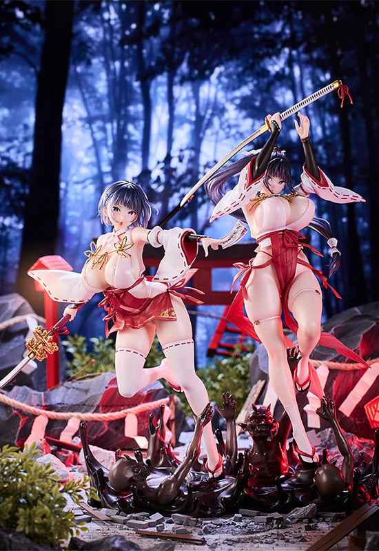 The Battle Shrine Maidens of Humiliating Servility ~ HOTVENUS ~ Iori Todo & Sakuya Todo ~ +18 Licensed PVC Figure