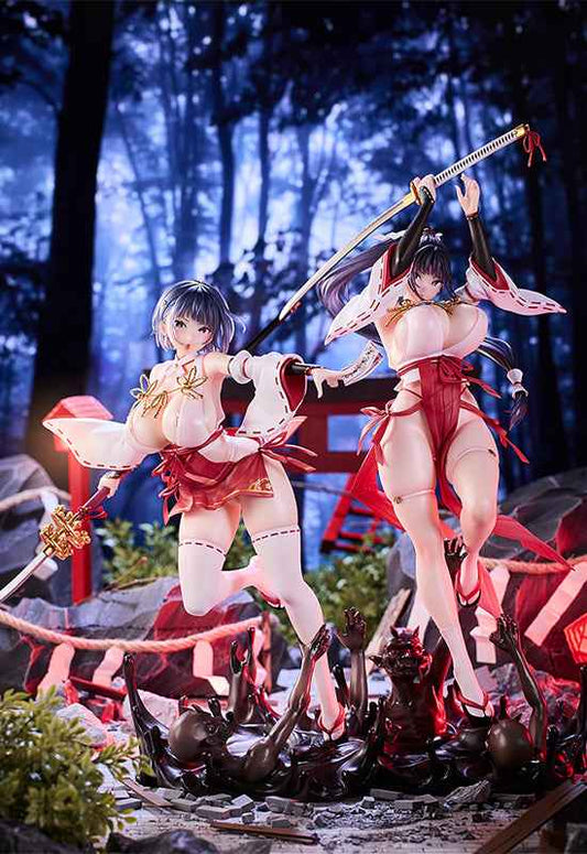 The Battle Shrine Maidens of Humiliating Servility ~ HOTVENUS ~ Iori Todo & Sakuya Todo ~ +18 Licensed PVC Figure