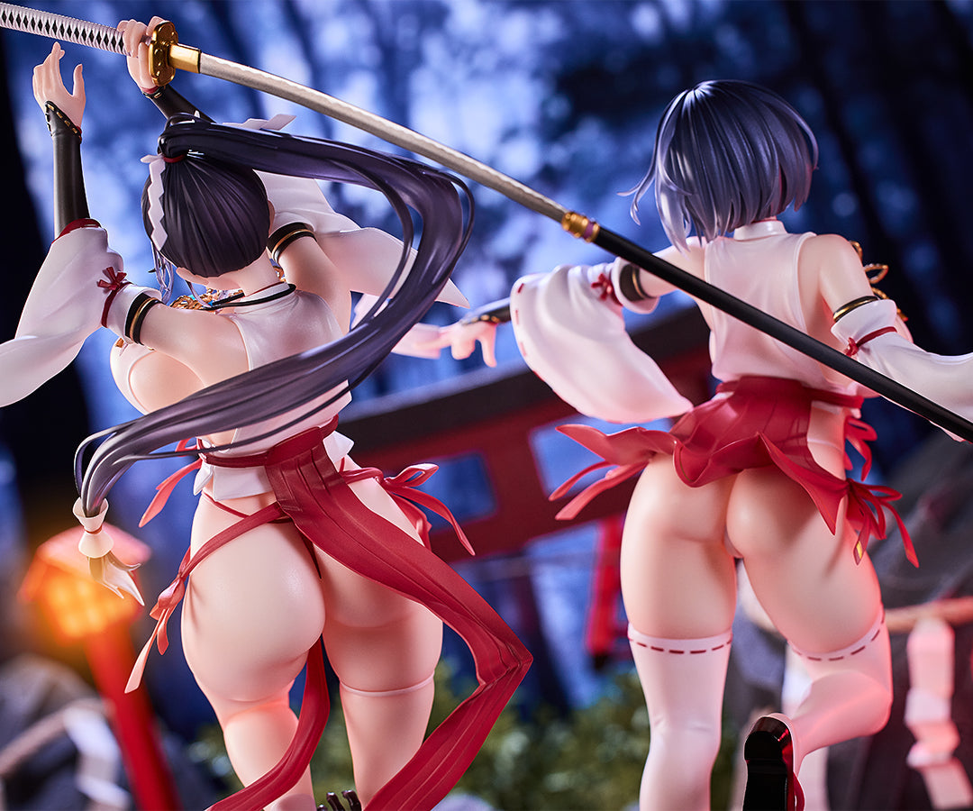 The Battle Shrine Maidens of Humiliating Servility ~ HOTVENUS ~ Iori Todo & Sakuya Todo ~ +18 Licensed PVC Figure