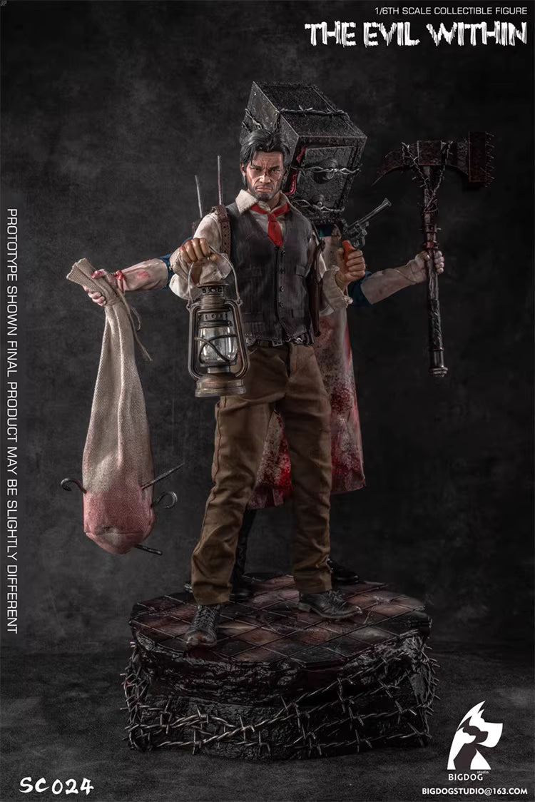 The Evil Within BIGDOG Possessed Entity Investigator & Keeper NO SC022/3/4 1/6 Action Figure (3rd party)