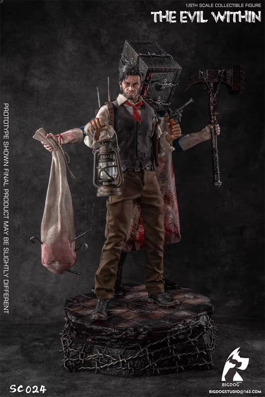 The Evil Within BIGDOG Possessed Entity Investigator & Keeper NO SC022/3/4 1/6 Action Figure (3rd party)